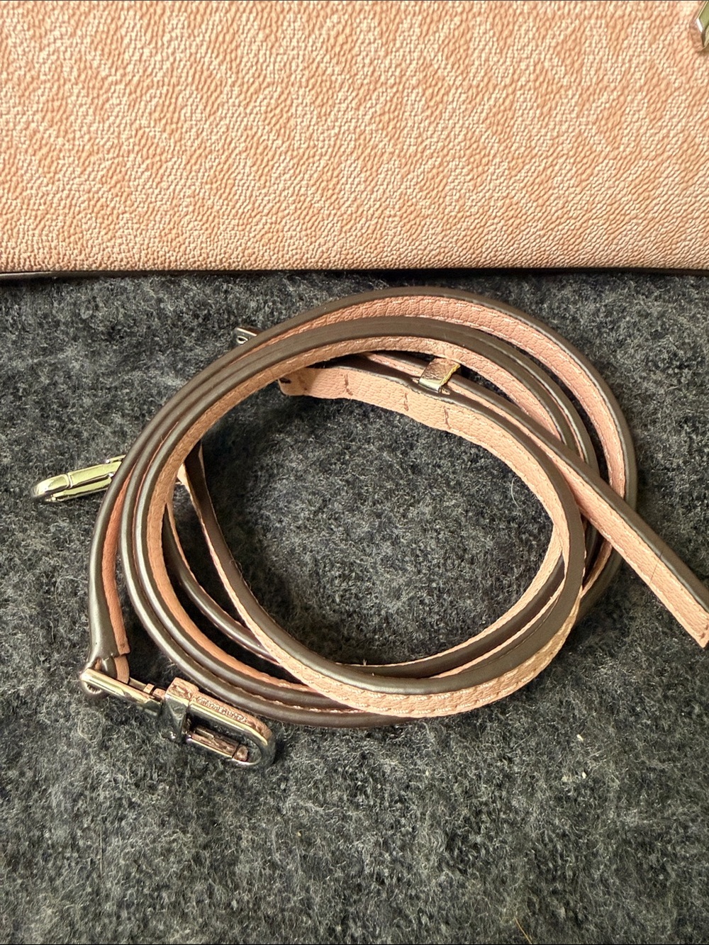 Michael Kors Laila Small Satchel in Dirty Rose - Picture 8 of 9